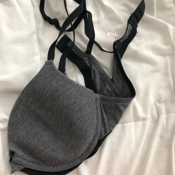 Women’s Grey & Black Bra - Picture 2 of 4
